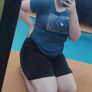 Blue midnight scene shirt